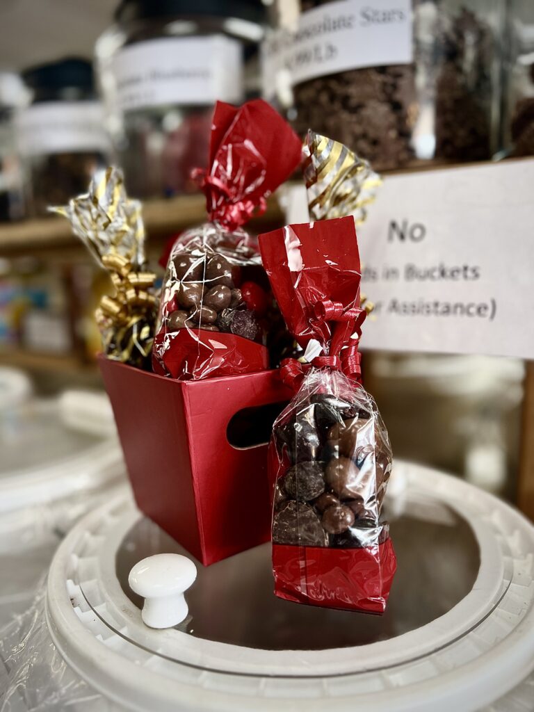 Bags of chocolate