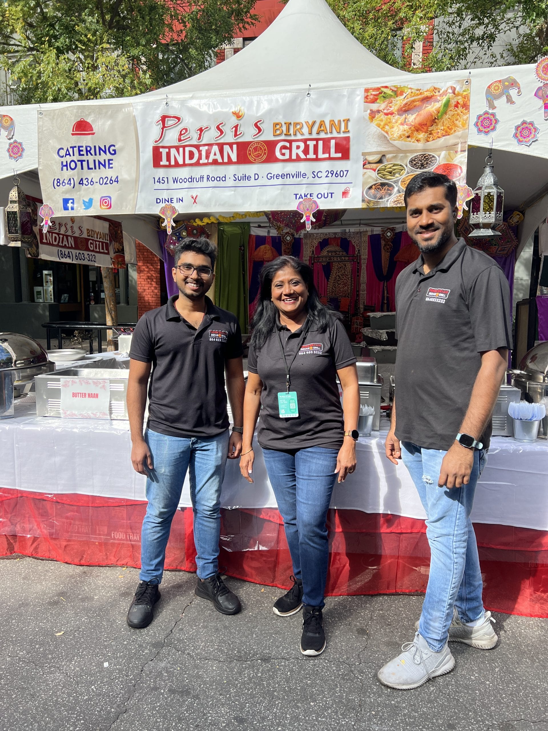 Open Sunday - Perses Indian Grill with Off The Grid Greenville 