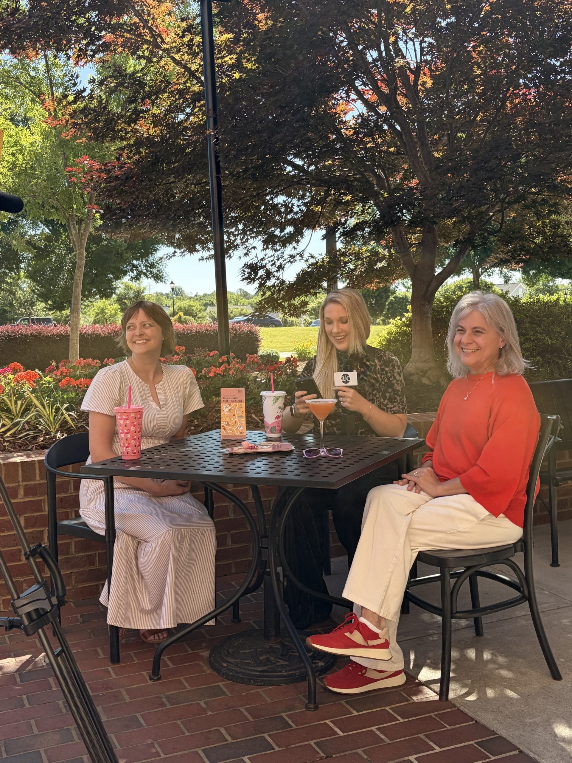 Stella's outdoor dining for Off The Grid Greenville