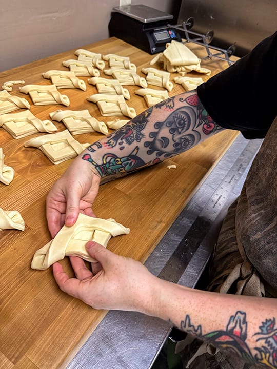 Charla of Burning Question Bakery for Off The Grid Greenville, SC